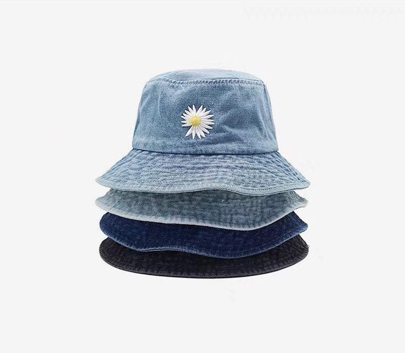 Denim bucket hat — Desert Sky Montessori